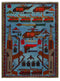 2x3 Historical Tribal War Rug | Collectible 14 of 15