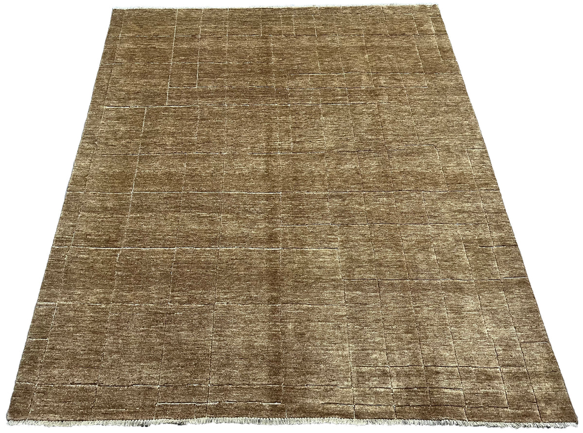 6.6x7.9 Gabbeh Wool Area Rug | Main Street Oriental Rugs