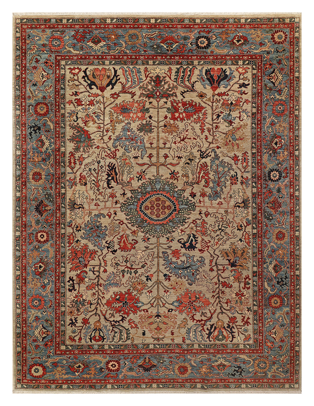9x11.9 Ambrose Updated Traditional Rug | Main Street Oriental Rugs