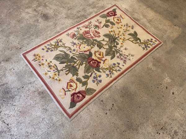 2.6x4.4 Machine Made Needlepoint - CLEARANCE