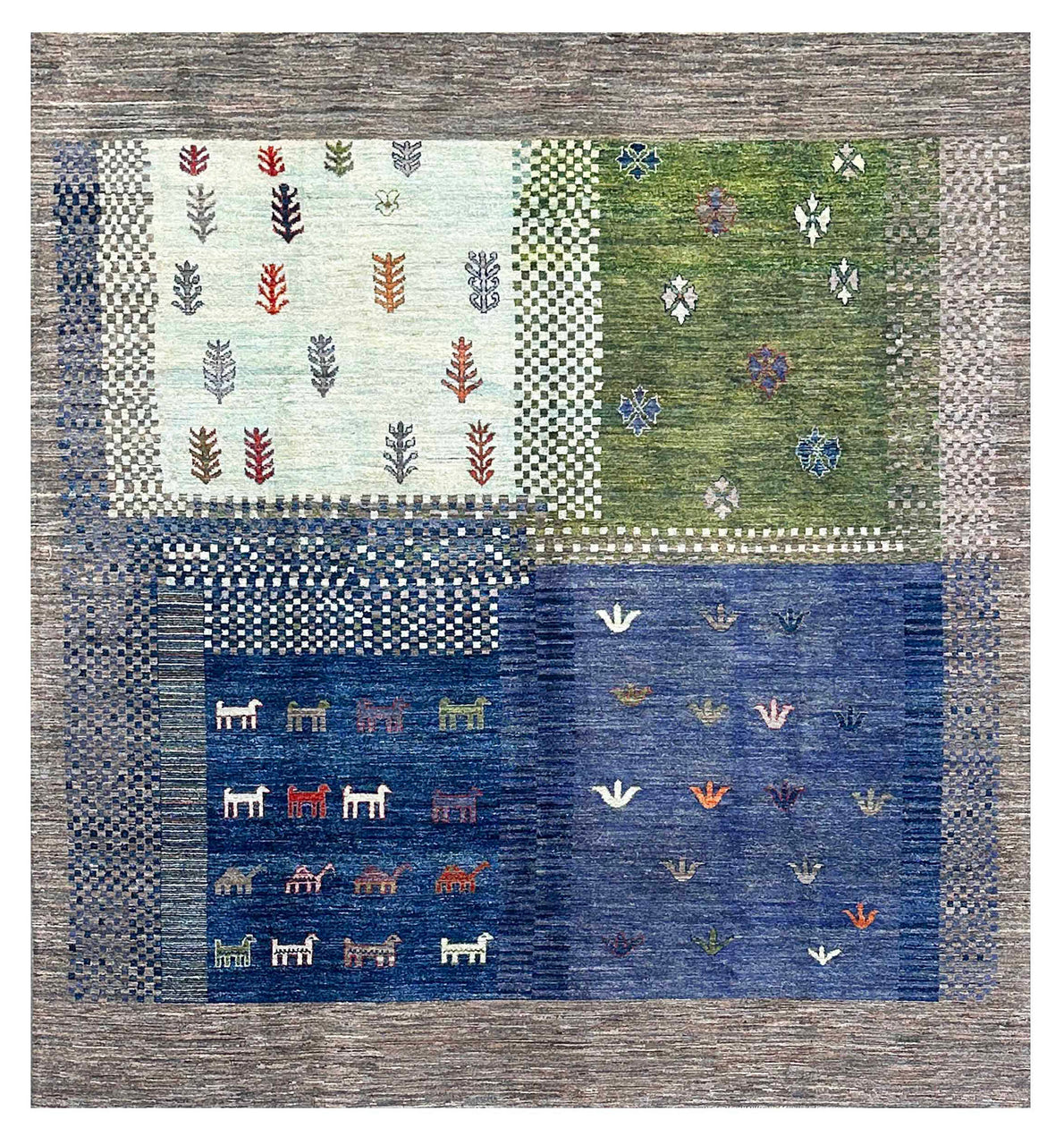 7.11x9.8 Modern Gabbeh