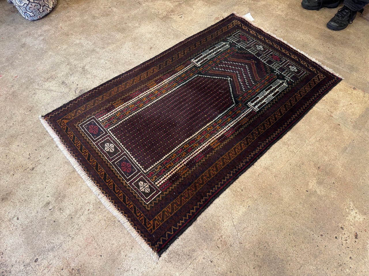 2.9x4.8 Vintage Afghan Baluch