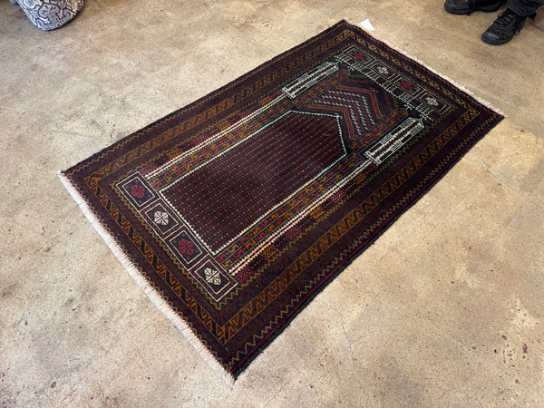 2.9x4.8 Vintage Afghan Baluch