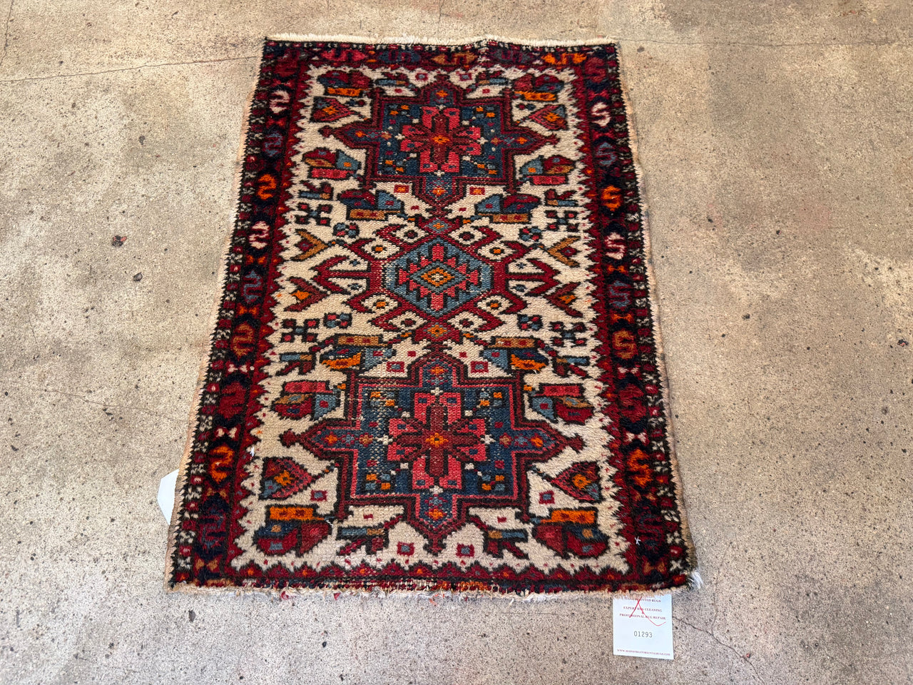 1.10x2.6 Antique Persian Karaja