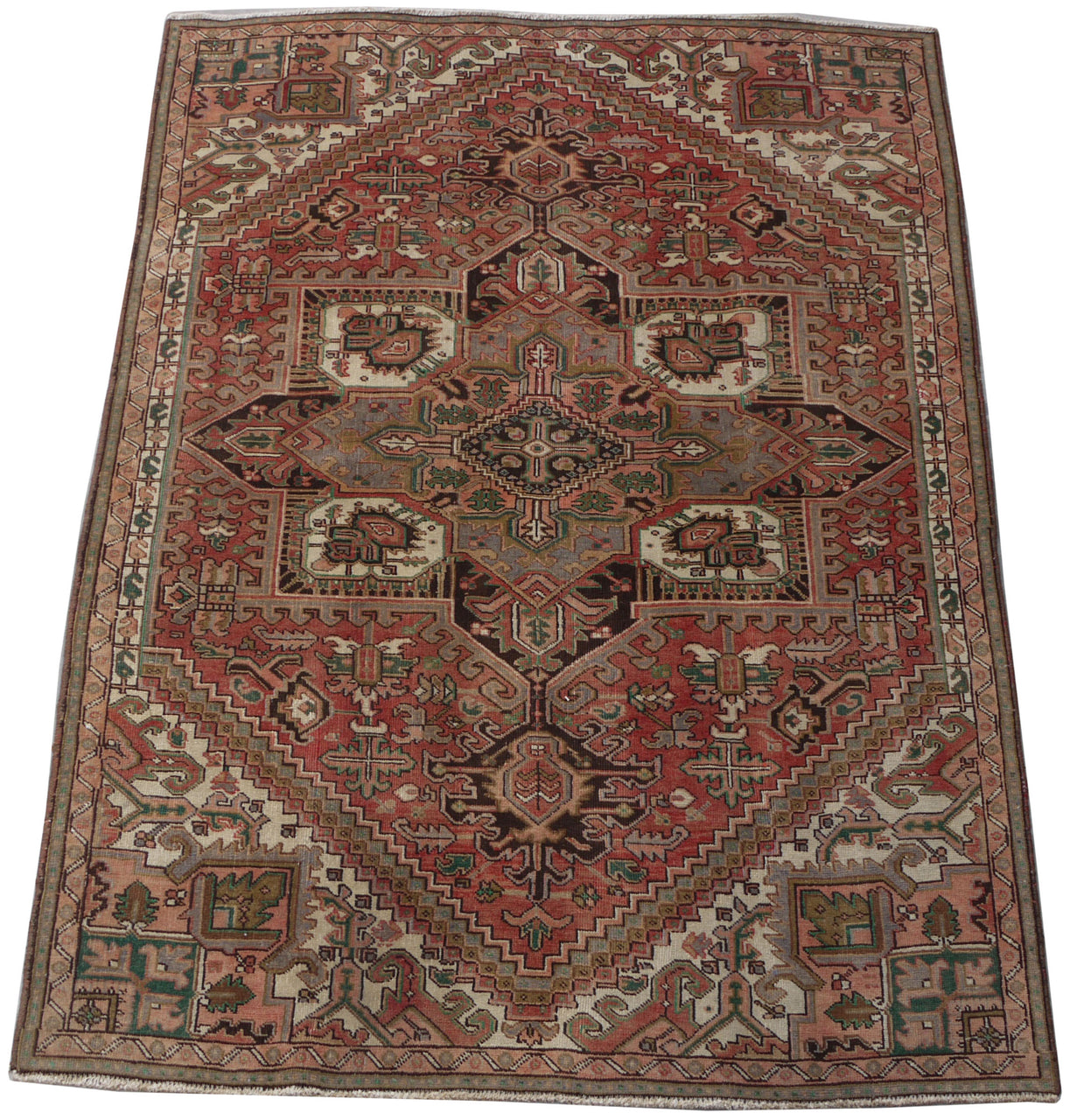 6x9 Antique Persian Heriz