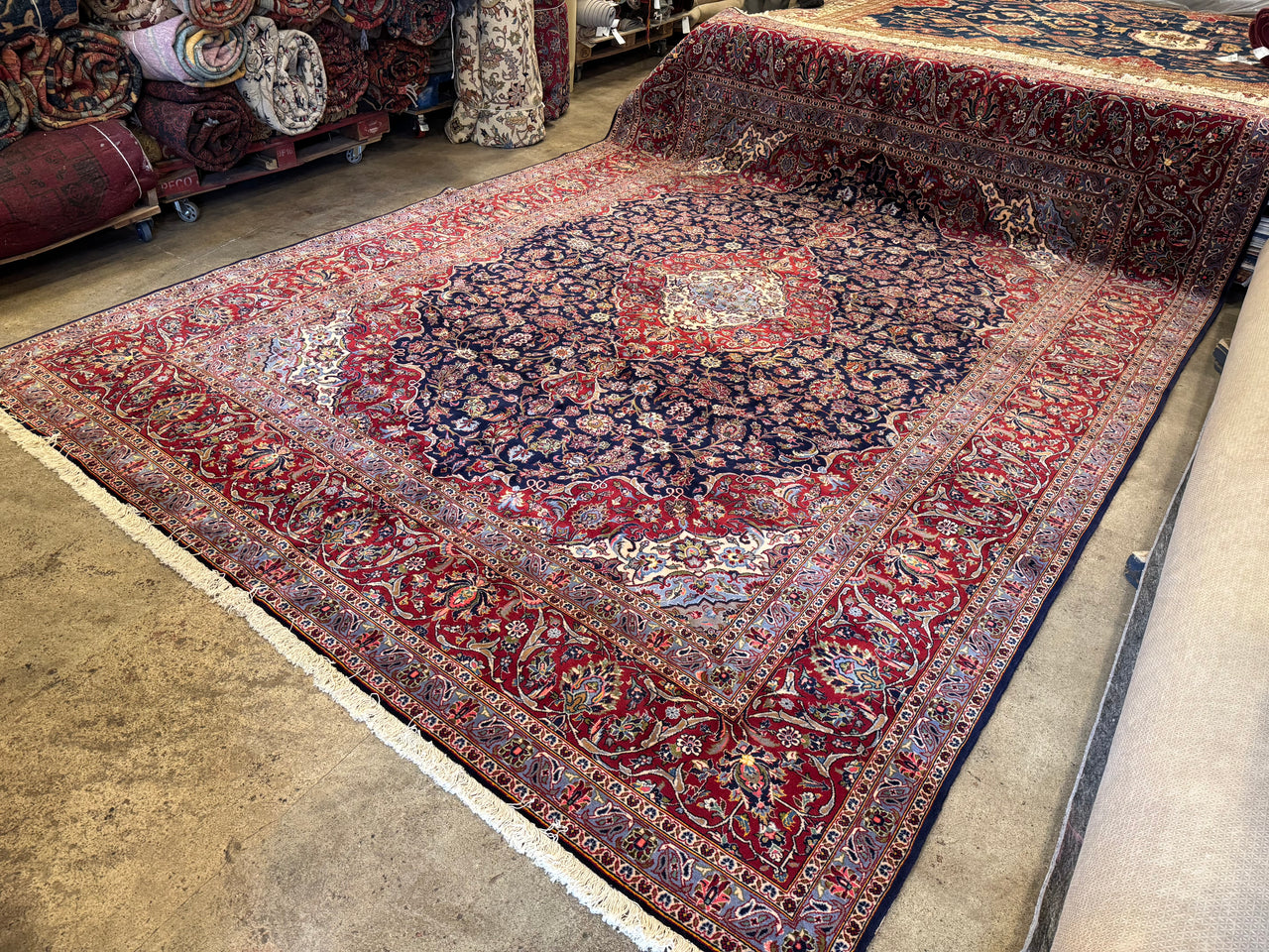 9.10x13.6 Fine Persian Kashan