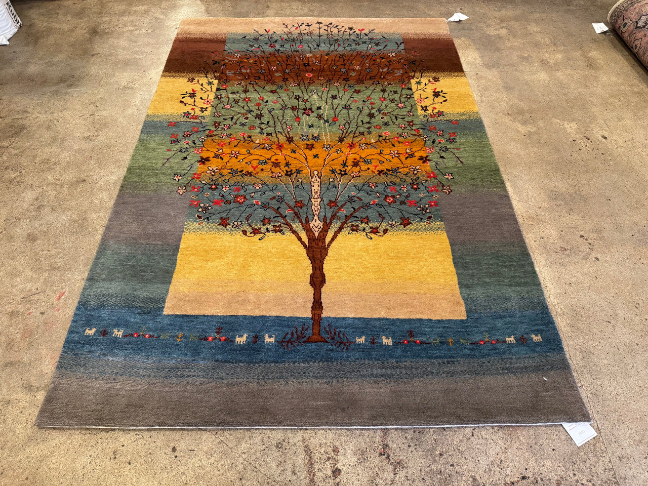 4.6x6.8 Lori Baft Tree of Life Gabbeh