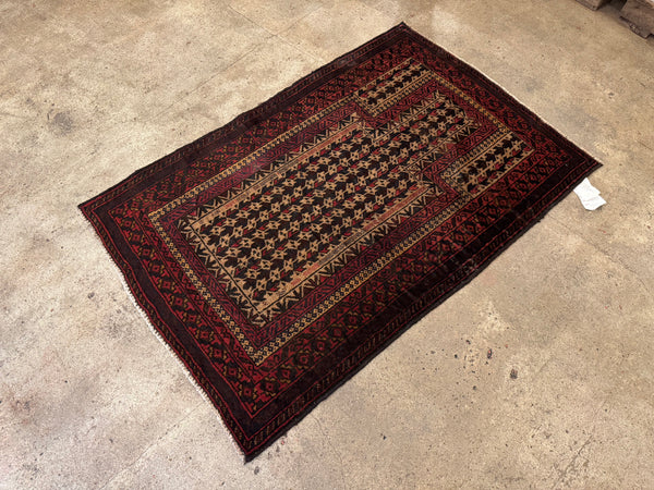 2.11x4.6 Vintage Afghan Baluch