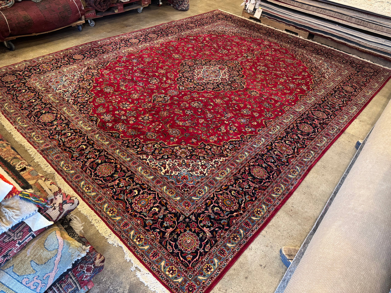 9.10x12.10 Fine Persian Kashan