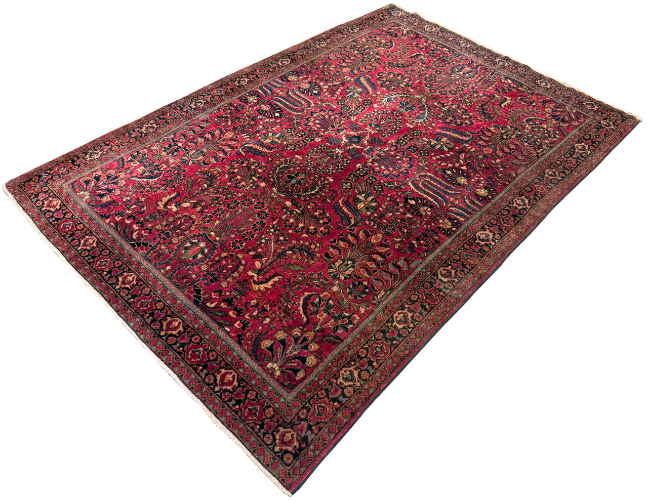 4.2x6.5 Antique Persian Sarouk