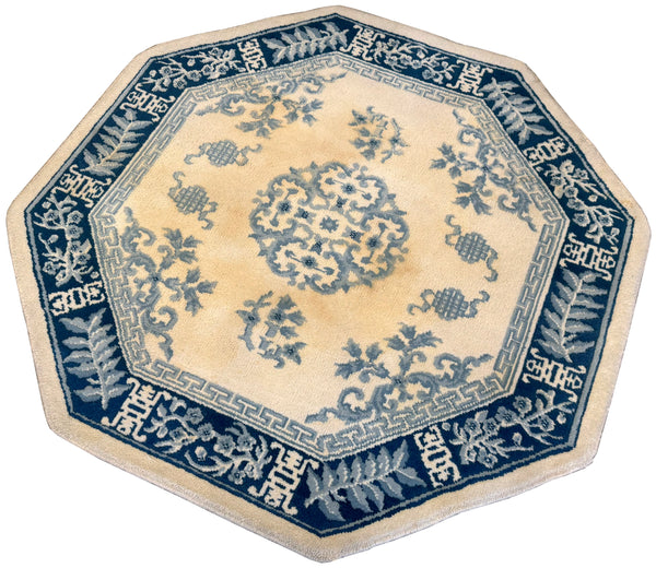 5x5 Chindo Traditional Floral - Octagonal - CLEARANCE