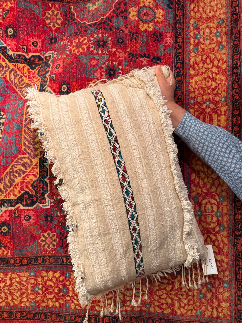 27x19 Vintage Moroccan Pillow