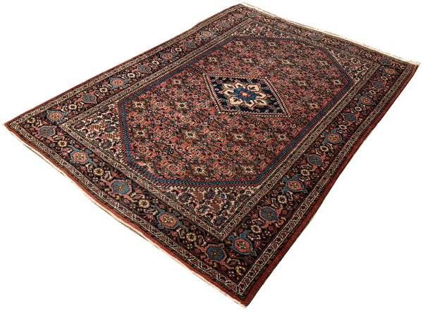 4.11x7.3 Antique Persian Malayer