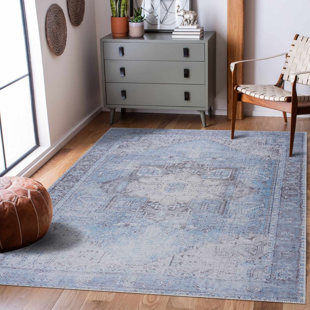 Rosman Washable Runner & Area Rug