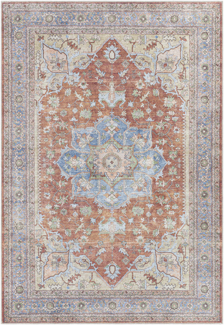 Bagamanoc Medallion Washable Area Rug