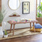 Yook Vibrant Patchwork Wooden Bench - ONLINE ONLY